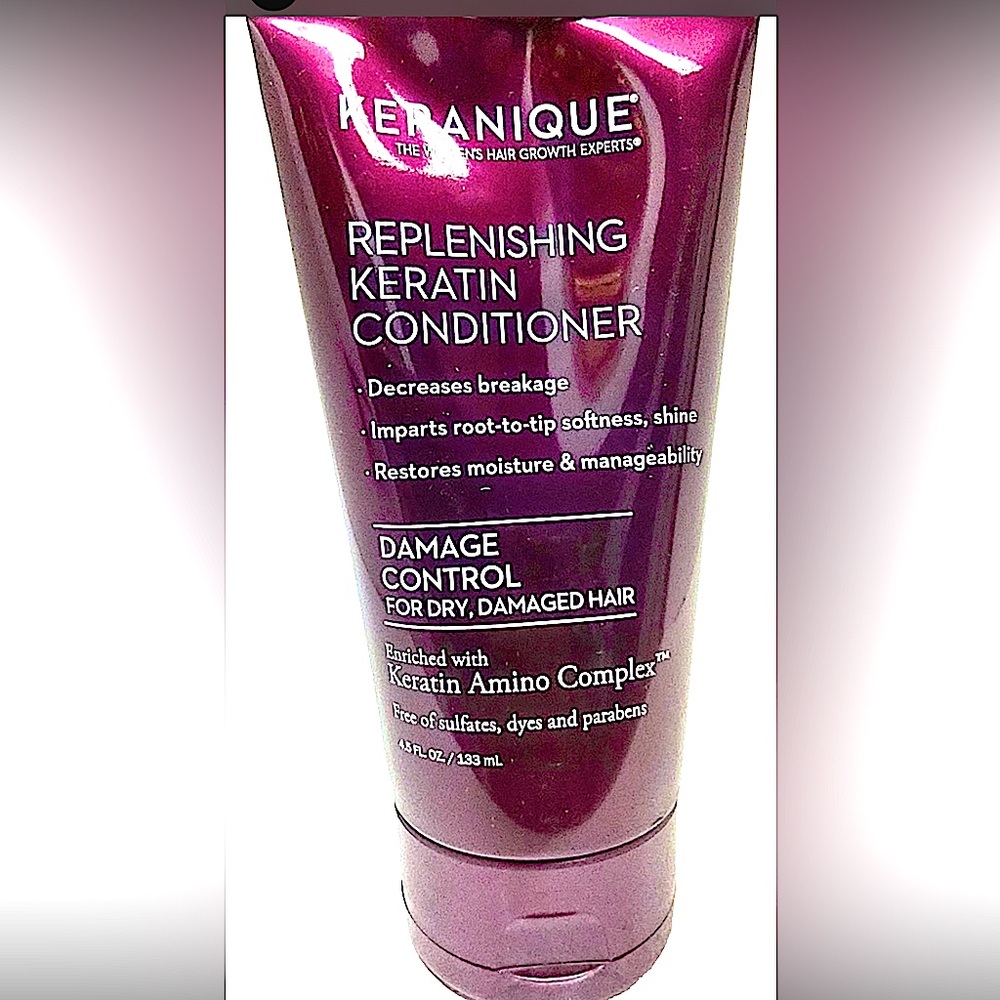 Keranique Replenishing DAMAGED CONTROL Keratin Conditioner 4.5 Oz Sealed
